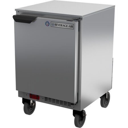 Beverage-Air Freezer, Undercounter, Shallow Depth 20" W, 2.7 cu. ft., 115 Volt UCF20HC